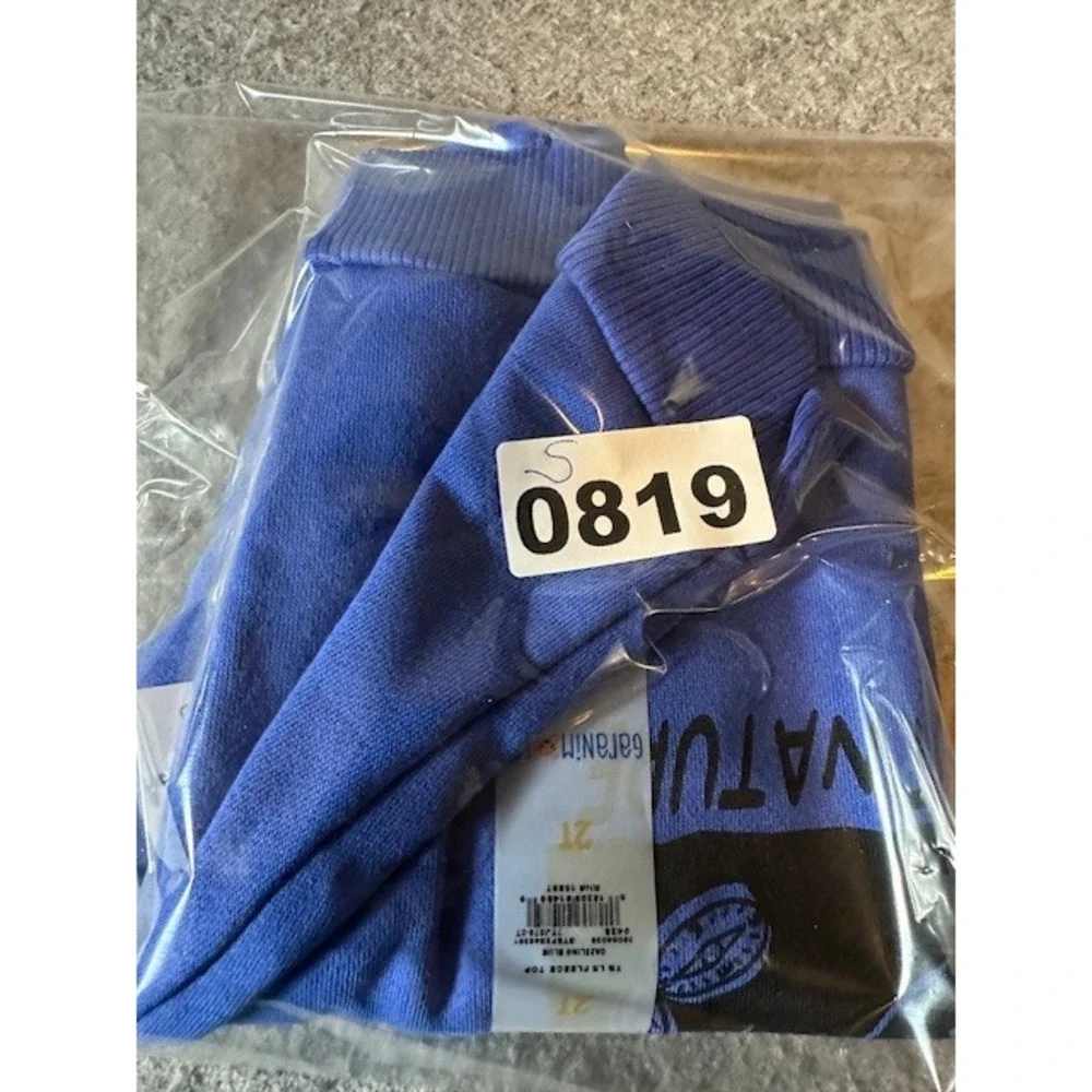 Garanimals Toddler Boys 2T Dazzling Blue Wild About Nature Fleece Sweatshirt NEW